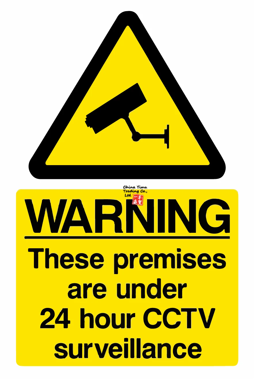 products sticker CCTV 24 Hour Surveillance Rigid Plastic Sign Decal Suitable for shopping malls, warehouses, schools, factory
products sticker CCTV 24 Hour Surveillance Rigid Plastic Sign Decal Suitable for shopping malls, warehouses, schools, factory