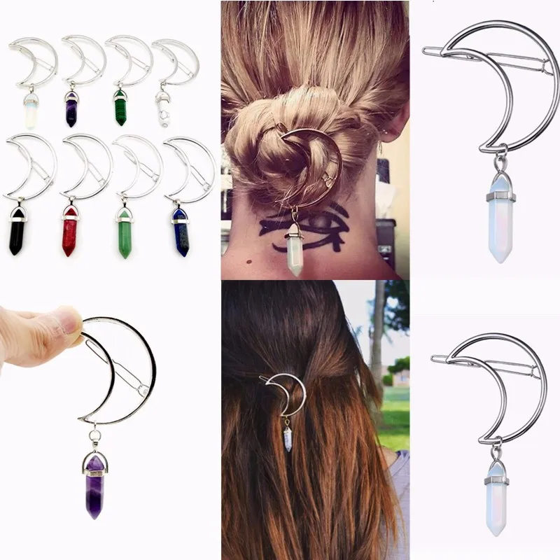 Retro 8 Colors Hairpins Women Moon Hexagonal Column Jewelry Hair Clip Barrette Headwear Accessories Wedding Party 2021
Retro 8 Colors Hairpins Women Moon Hexagonal Column Jewelry Hair Clip Barrette Headwear Accessories Wedding Party 2021