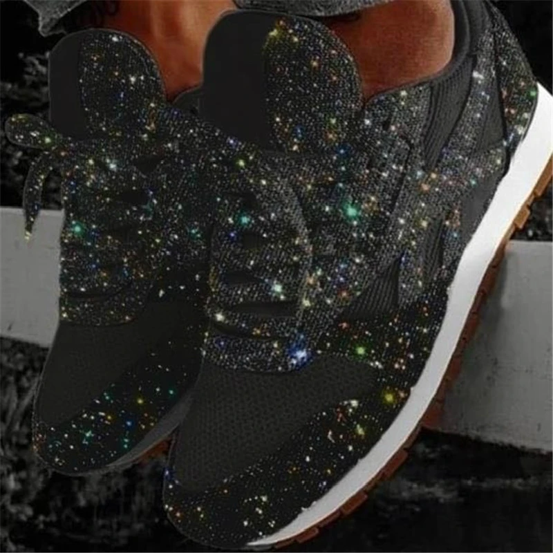Women Sneakers Bling Wedges Thick Sole Height Increasing Chunky Platform Vulcanized Ladies Loafers Rubber Shoes Zapatos De Mujer
Women Sneakers Bling Wedges Thick Sole Height Increasing Chunky Platform Vulcanized Ladies Loafers Rubber Shoes Zapatos De Mujer