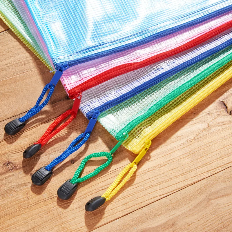 1PC Document Bags Waterproof Zip Bag Paper Test Pen Filing Products Pocket Folder Office School Supplies Plastic File Folder
1PC Document Bags Waterproof Zip Bag Paper Test Pen Filing Products Pocket Folder Office School Supplies Plastic File Folder