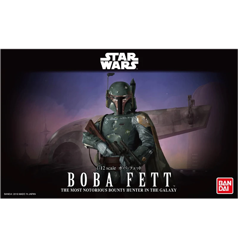 Bandai Hobby Star Wars 1/12 Plastic Model Boba Fett "star Wars" Assembled Model Toys Gifts for Kids Collection Decorations
Bandai Hobby Star Wars 1/12 Plastic Model Boba Fett "star Wars" Assembled Model Toys Gifts for Kids Collection Decorations