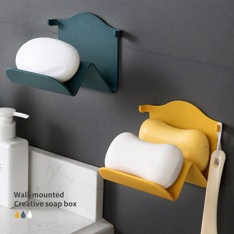 Bathroom Wall-mounted Soap Holder Shower Drain Storage Rack Kitchen Phone Stand Towel Hanging Shelf
Bathroom Wall-mounted Soap Holder Shower Drain Storage Rack Kitchen Phone Stand Towel Hanging Shelf