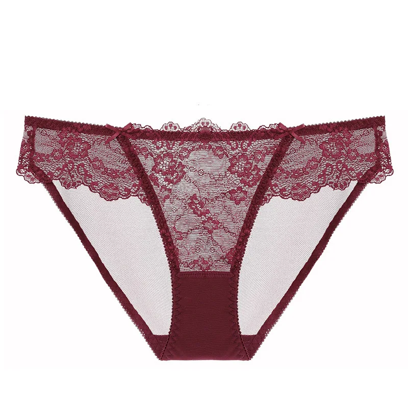 Sexy Lace Low Waist Hollow Out See-through Briefs Women Thin Transparent Underwear
Sexy Lace Low Waist Hollow Out See-through Briefs Women Thin Transparent Underwear