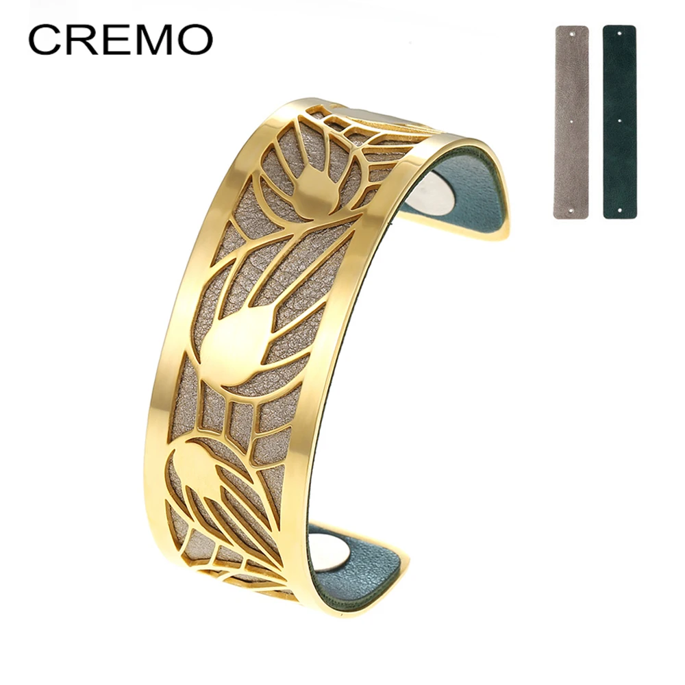 Браслеты и обручи Cremo для женщин из нержавеющей стали Jonc Bijoux Женский Браслет