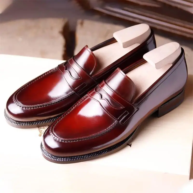 Men's Handmade Red PU Polished Classic Mask Stitching Comfortable Fashion Casual Business Dress All-match Loafers 3KC106
Men's Handmade Red PU Polished Classic Mask Stitching Comfortable Fashion Casual Business Dress All-match Loafers 3KC106