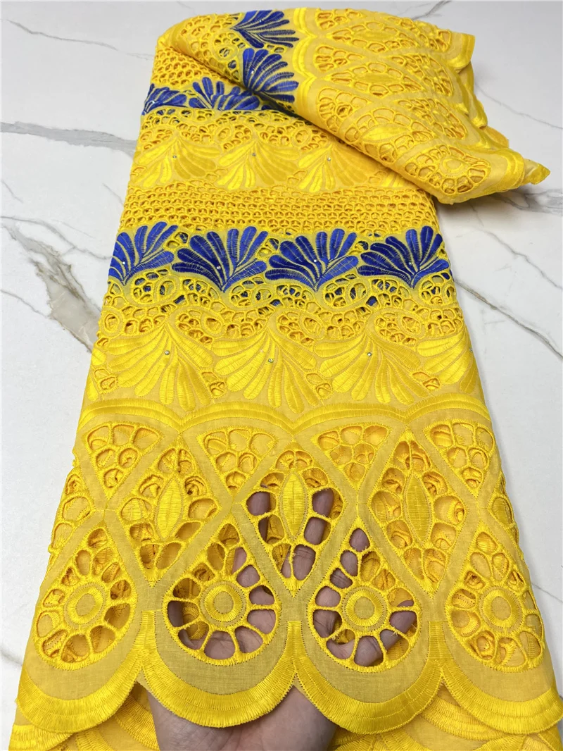 PGC African Dry Lace Fabric 5 Yards Nigerian Swiss Cotton Lace Fabrics 2021 High Quality Embroidery For Diy Sewing YA4765B-3
PGC African Dry Lace Fabric 5 Yards Nigerian Swiss Cotton Lace Fabrics 2021 High Quality Embroidery For Diy Sewing YA4765B-3