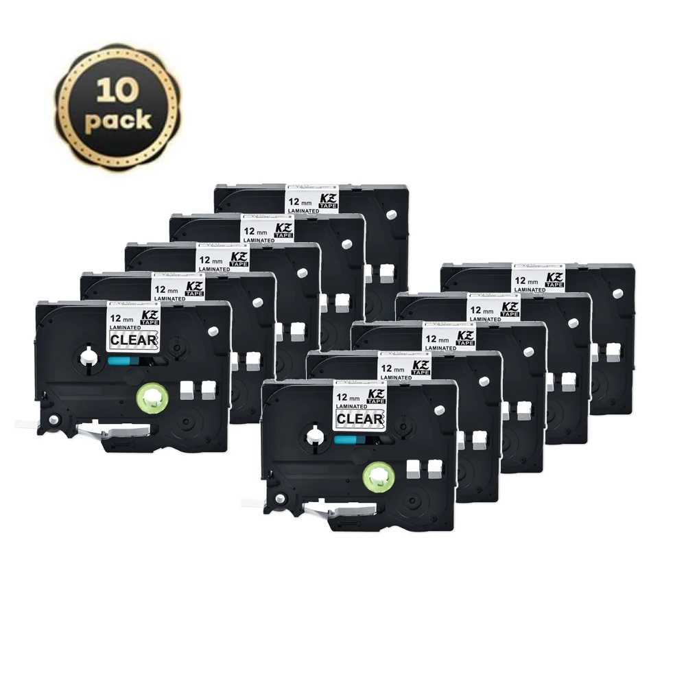 10pcs 12mm Tze131 Black on Clear Laminated Label Tape Cassette Cartridge for Brother p-touch label printers Tze-131 tze 131
10pcs 12mm Tze131 Black on Clear Laminated Label Tape Cassette Cartridge for Brother p-touch label printers Tze-131 tze 131