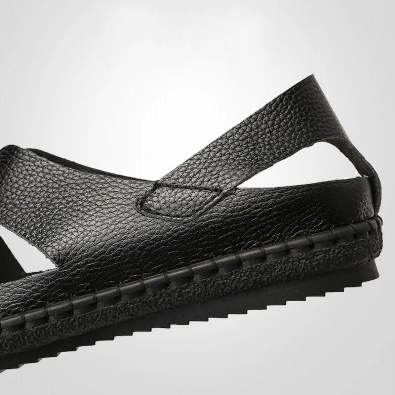 Men Summer Sandals Hollow Out Leather Shoes Loafers White Slip On Flats Black Handmade Non-Slip Slippers Plus Size Beach Sandals
Men Summer Sandals Hollow Out Leather Shoes Loafers White Slip On Flats Black Handmade Non-Slip Slippers Plus Size Beach Sandals