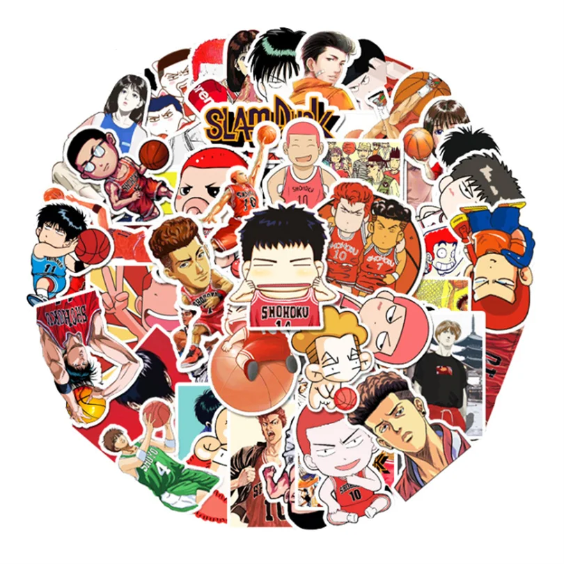 10/30/50PCS 2021 New Cute Cartoon Basket Master Anime Sticker Character Waterproof Graffiti Guitar Decoration Toy Wholesale 
10/30/50PCS 2021 New Cute Cartoon Basket Master Anime Sticker Character Waterproof Graffiti Guitar Decoration Toy Wholesale