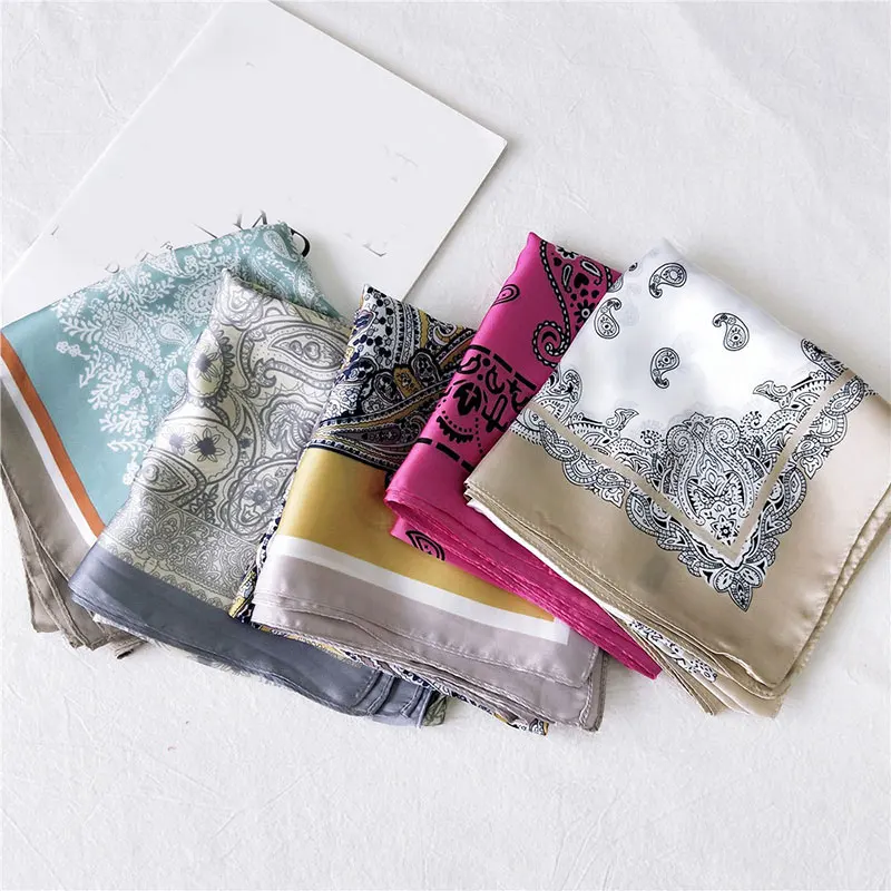 Kerchief Neck Wrap DIY Neck Scarves Silk Satin Bandana Cashew Square Scarf Shawl Wrap Hair Scarf Hair Tie Hats Bags Accessories
Kerchief Neck Wrap DIY Neck Scarves Silk Satin Bandana Cashew Square Scarf Shawl Wrap Hair Scarf Hair Tie Hats Bags Accessories