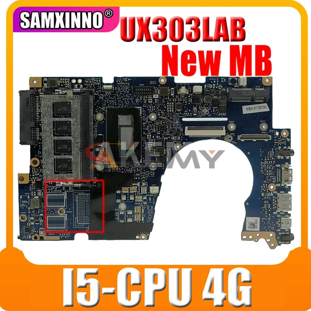 Материнская плата Akemy UX303LAB для ноутбука ASUS Zenbook UX303LN, UX303LA, UX303LNB, UX303L, UX303LB, материнская плата I5-CPU 4G 90NB04Y0-R06000
Материнская плата Akemy UX303LAB для ноутбука ASUS Zenbook UX303LN, UX303LA, UX303LNB, UX303L, UX303LB, материнская плата I5-CPU 4G 90NB04Y0-R06000