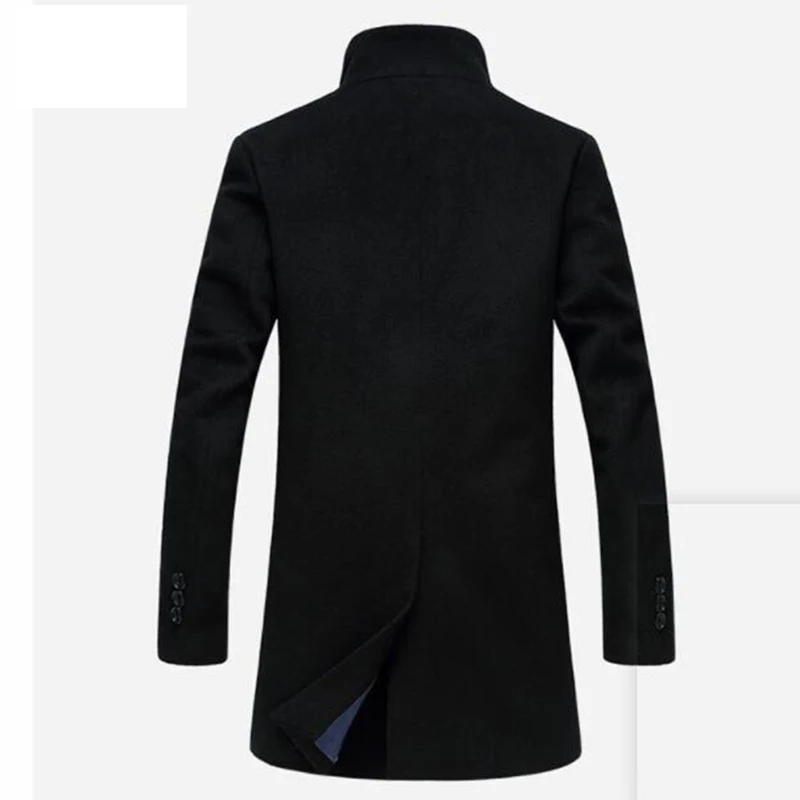 2019 winter men's long section Slim coat coat wool coat windbreaker jacket
2019 winter men's long section Slim coat coat wool coat windbreaker jacket
