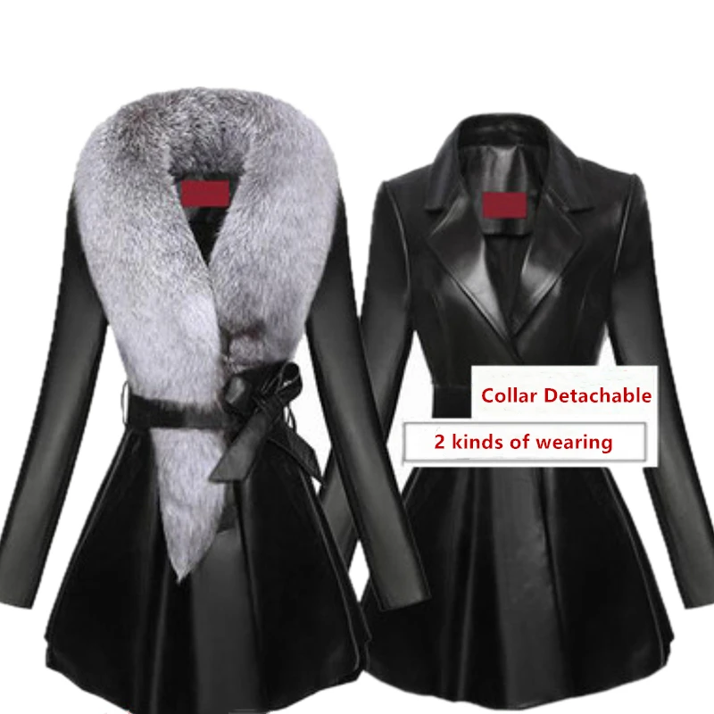 Пальто из искусственного меха женские зимние пальто овечьей кожи однотонные