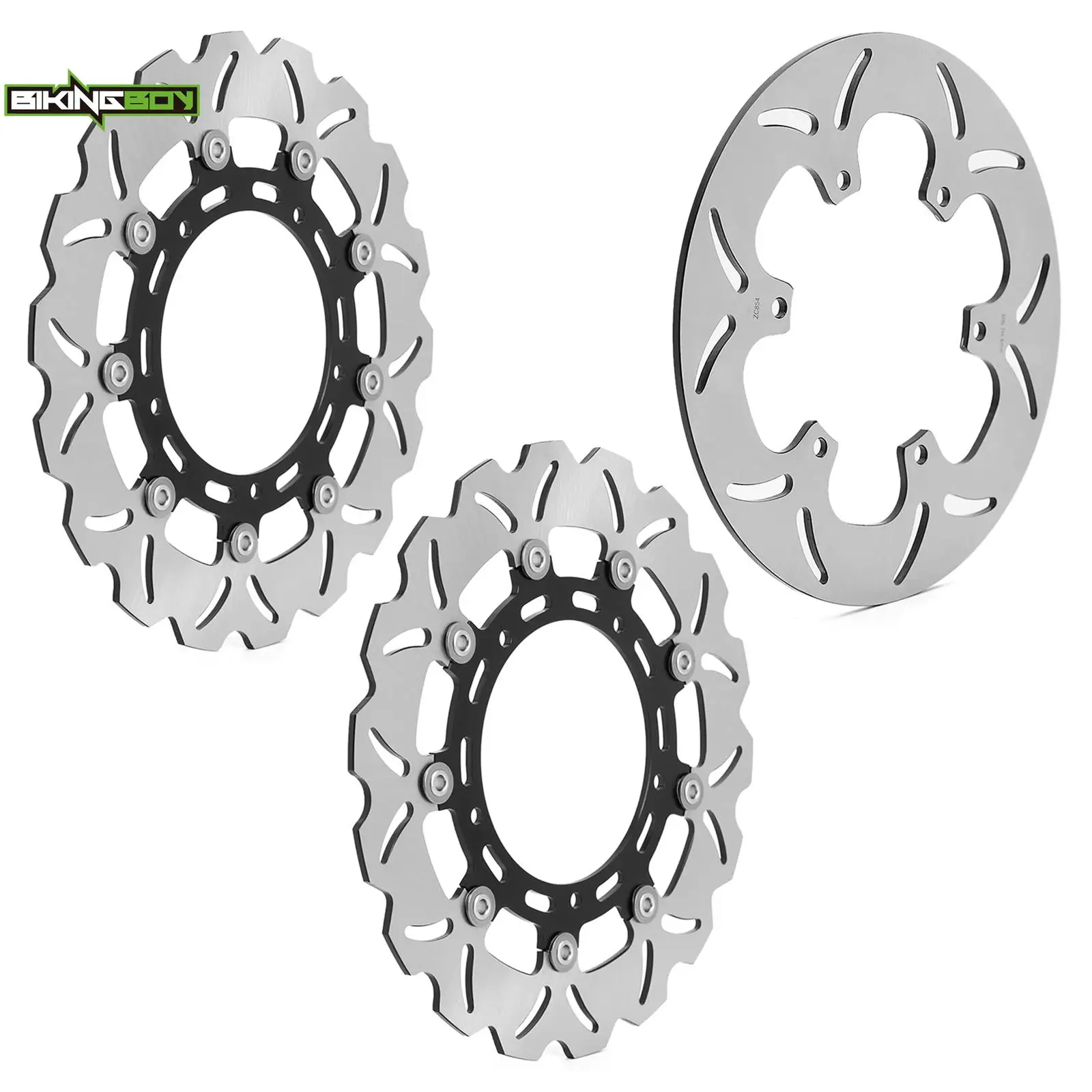 BIKINGBOY Front Rear Brake Discs Disks Rotors For Yamaha Super Tenere XTZ 1200 10-19 11 12 13 XTZ 1200 E 14 15 16 17 18 19 Set 
BIKINGBOY Front Rear Brake Discs Disks Rotors For Yamaha Super Tenere XTZ 1200 10-19 11 12 13 XTZ 1200 E 14 15 16 17 18 19 Set