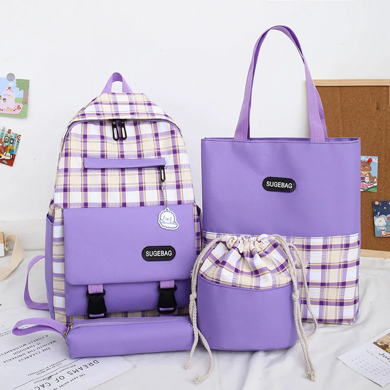 4 Pcs/set School Bags for Teenage Girls Backpack Women Nylon Middle School Student Bookbag Multifunction Schoolbag 50
4 Pcs/set School Bags for Teenage Girls Backpack Women Nylon Middle School Student Bookbag Multifunction Schoolbag 50