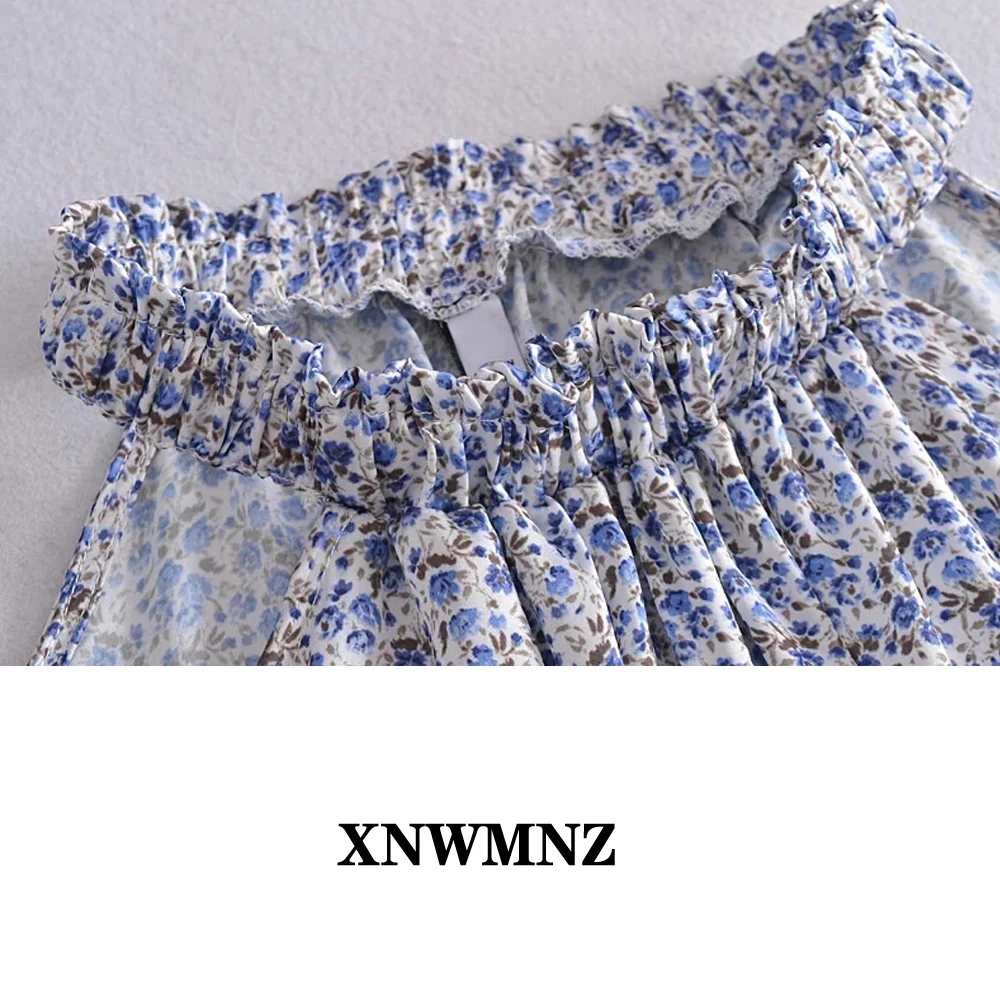 XNWMNZ 2021 Women Flower Printing Ruffle Collar Vest Midi Dress Female Sleeveless Clothes Casual Lady Loose Summer Vestidos robe
XNWMNZ 2021 Women Flower Printing Ruffle Collar Vest Midi Dress Female Sleeveless Clothes Casual Lady Loose Summer Vestidos robe