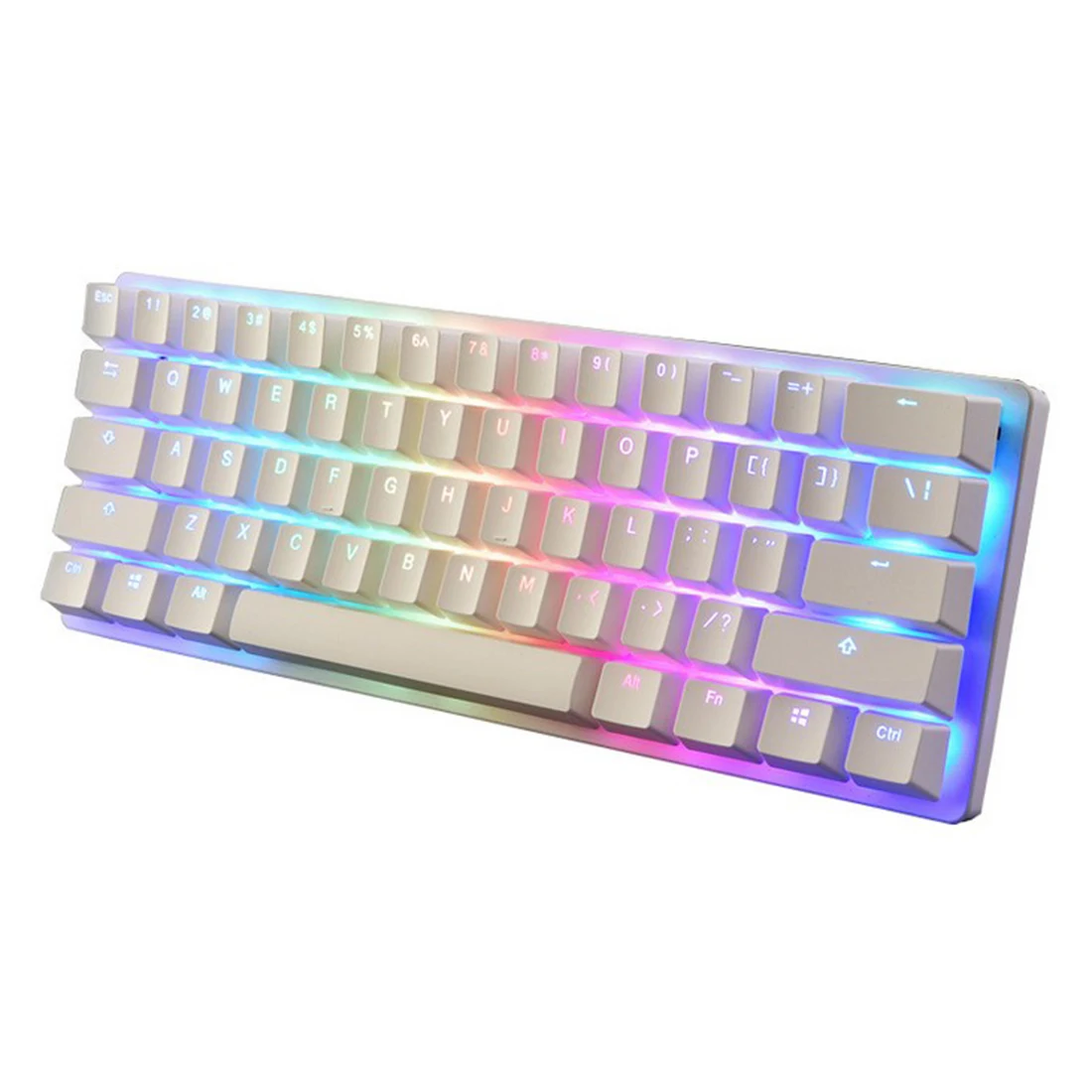 MK22 61 Keys N-Key Rollover Keyboard RGB Mechanical Gaming Wired Keyboard For Desktop Laptop PC Gamer - White RGB Backlit
MK22 61 Keys N-Key Rollover Keyboard RGB Mechanical Gaming Wired Keyboard For Desktop Laptop PC Gamer - White RGB Backlit