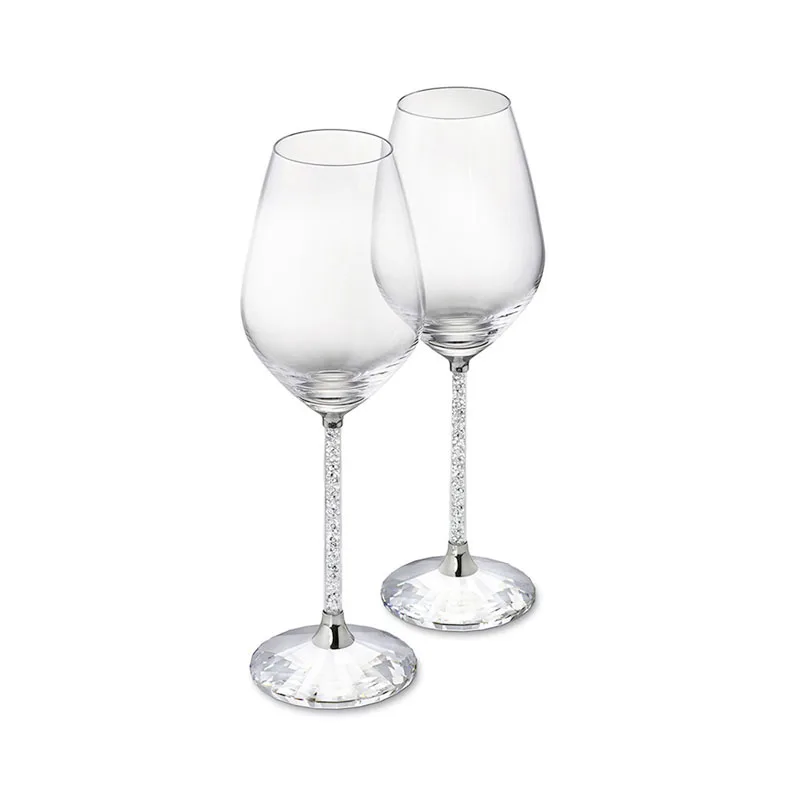 2 Pcs Wedding Glasses Goblet Wine Glass Crystalline Luxury Party Toasting High Quality Crystal Rhinestones Design H1004
2 Pcs Wedding Glasses Goblet Wine Glass Crystalline Luxury Party Toasting High Quality Crystal Rhinestones Design H1004