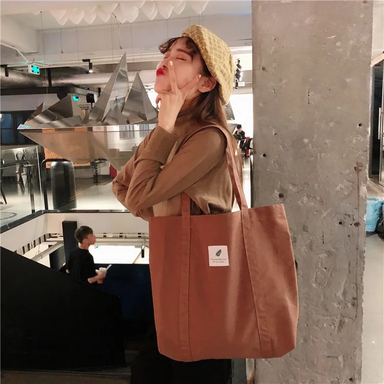 Coffee Solid Color Simple College School Bag Literature Retro Women's One Shoulder Bag Large Capacity Canvas Ladies Tote Bag
Coffee Solid Color Simple College School Bag Literature Retro Women's One Shoulder Bag Large Capacity Canvas Ladies Tote Bag