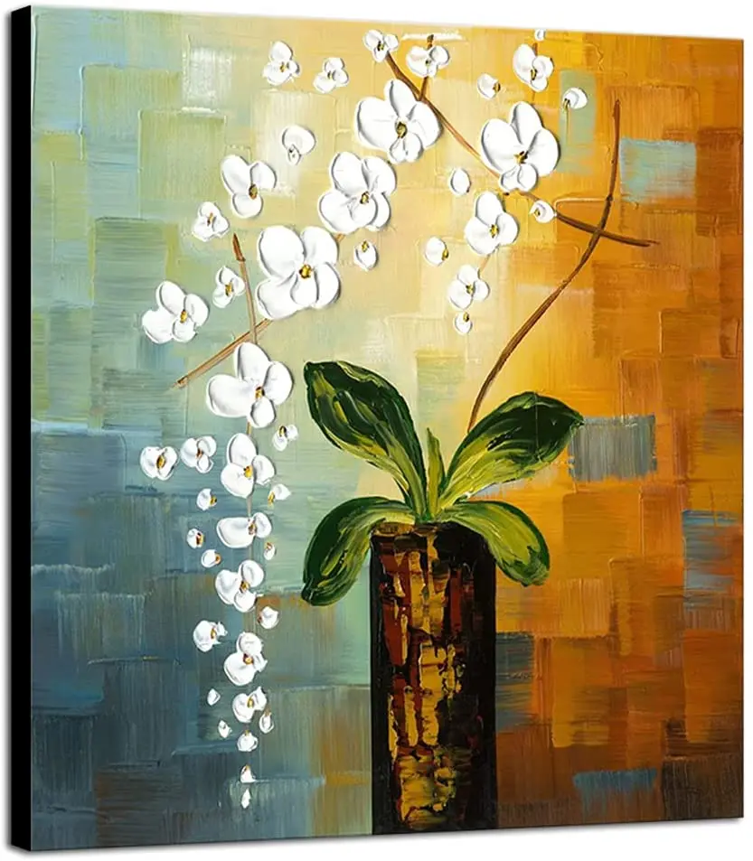 Beauty Of Life 100% Hand-Painted Modern Flower Artwork Abstract Floral Oil Paintings On Canvas Wall Art No Frame For Home
Beauty Of Life 100% Hand-Painted Modern Flower Artwork Abstract Floral Oil Paintings On Canvas Wall Art No Frame For Home