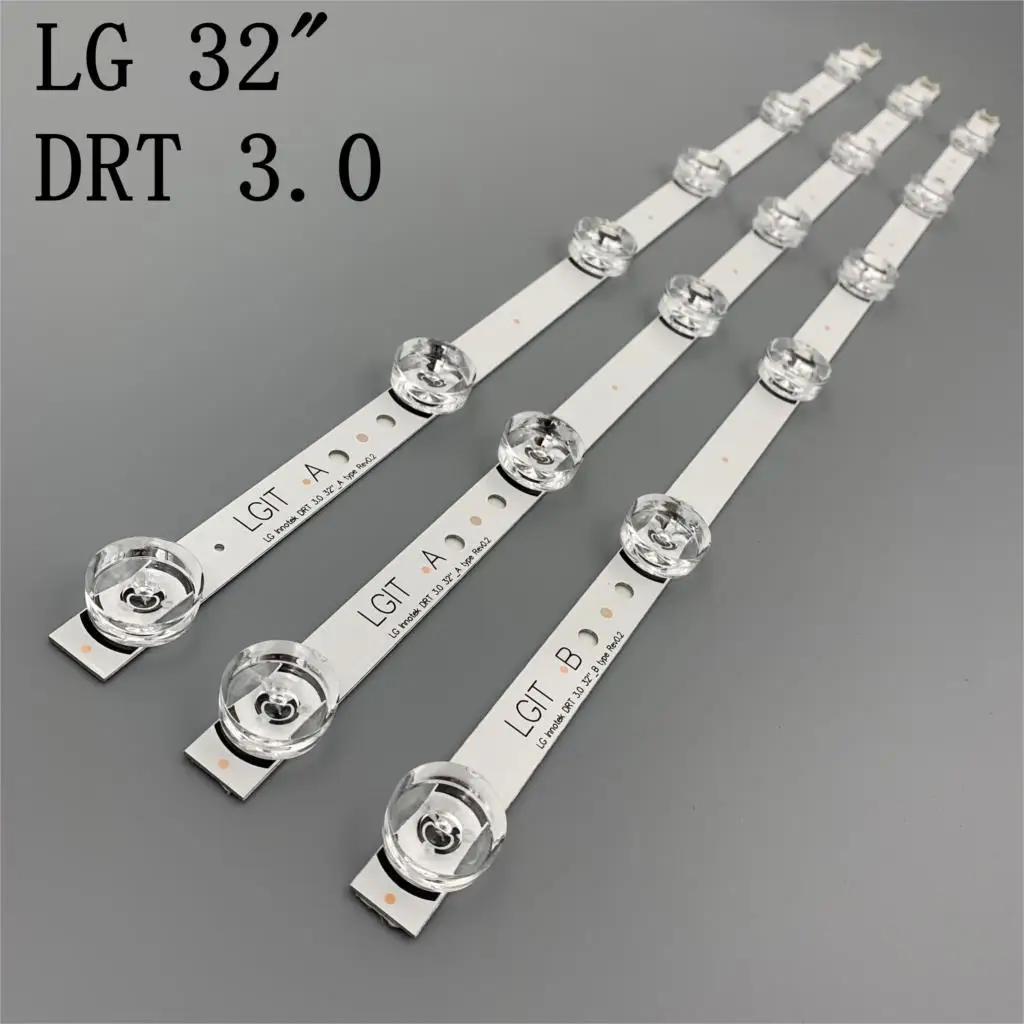 1set=3PCS LED backlight srtip for LG 32LB 32LB5700 32LF562V UOT A B 6916L-2223A 2224A WOOREE LGIT A B 6916L-1974A 1975A 1703A
1set=3PCS LED backlight srtip for LG 32LB 32LB5700 32LF562V UOT A B 6916L-2223A 2224A WOOREE LGIT A B 6916L-1974A 1975A 1703A