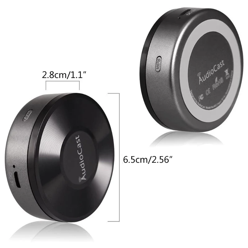 Wi-Fi Network M5 Audiocast Wireless Music Adapter Supporting Mobile Device Stream Audio to Speaker Systems
Wi-Fi Network M5 Audiocast Wireless Music Adapter Supporting Mobile Device Stream Audio to Speaker Systems