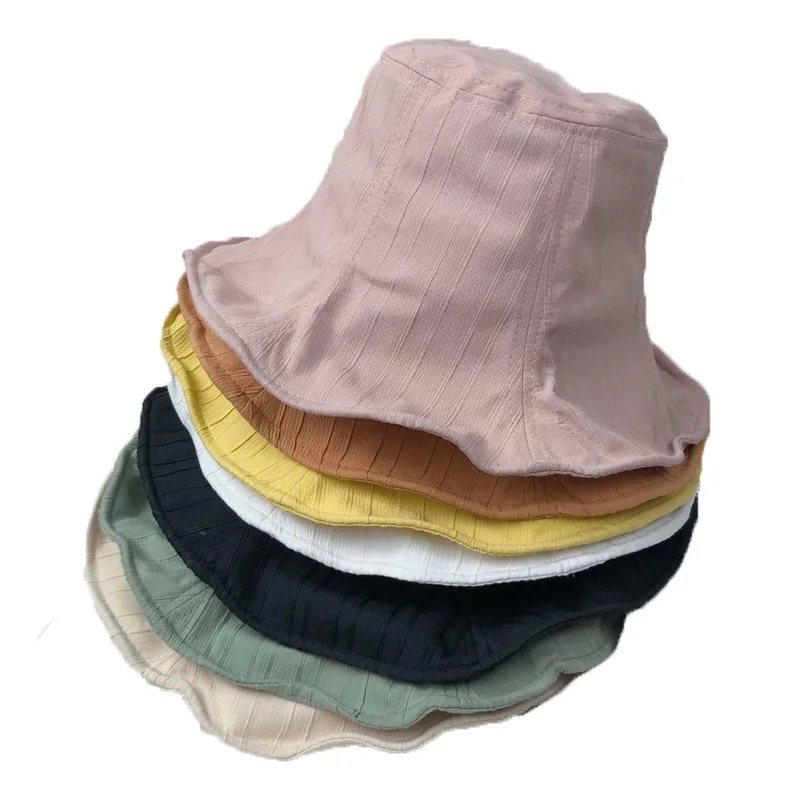 ins wind Korean fisherman hat female spring and summer light and soft striped bucket hat Japanese simple sunbath hat
ins wind Korean fisherman hat female spring and summer light and soft striped bucket hat Japanese simple sunbath hat