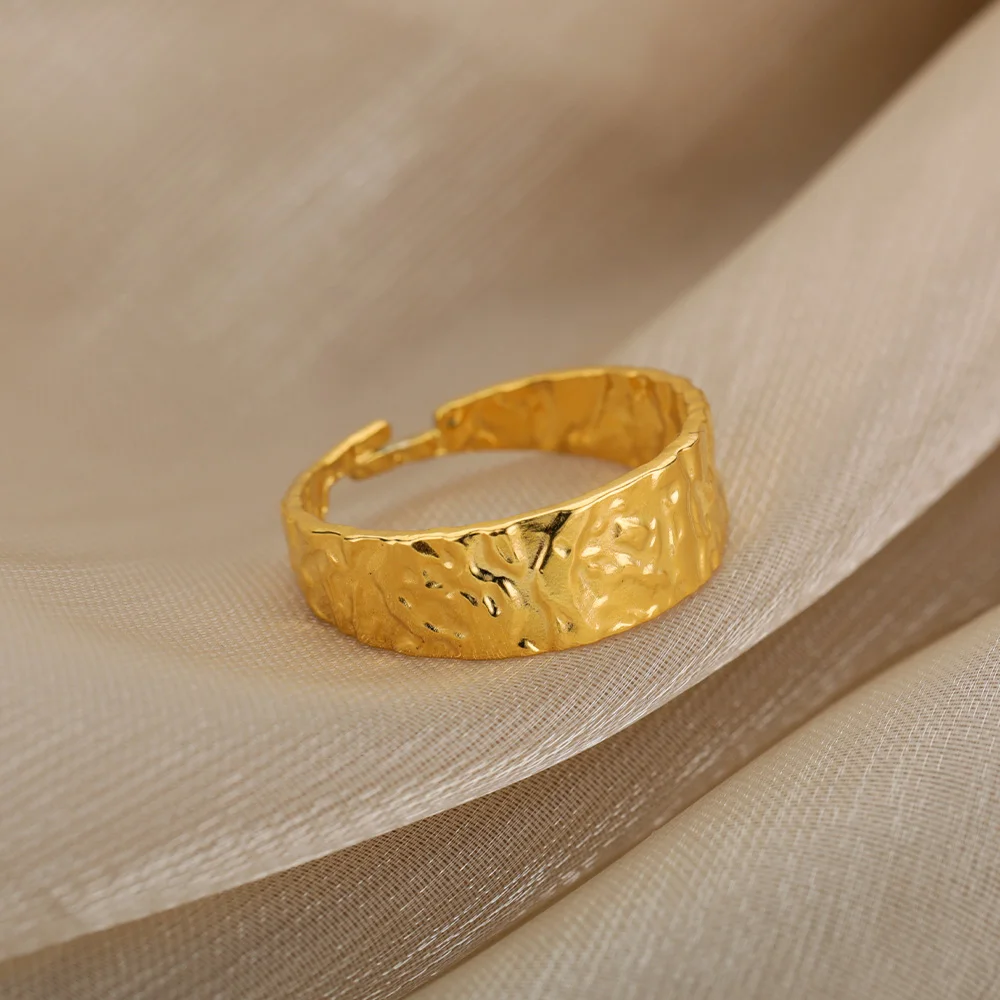Chunky Vintage Adjustable Gold Silver Color Round Rings For Women Ladies Luxury Irregular Geometric Ring Goth Jewelry Gifts
Chunky Vintage Adjustable Gold Silver Color Round Rings For Women Ladies Luxury Irregular Geometric Ring Goth Jewelry Gifts