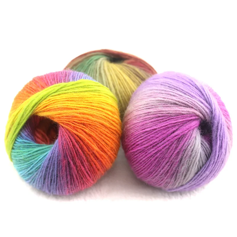 Rainbow Mohair yarn suitable for knitting sweater, coat, scarf and shawl Satin dyed gradient Wool Mohair Yarn
Rainbow Mohair yarn suitable for knitting sweater, coat, scarf and shawl Satin dyed gradient Wool Mohair Yarn