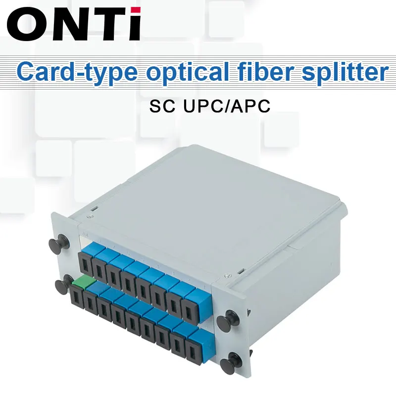 ONTi 5pcs SC APC PLC 1X16 splitter Fiber Optical Box FTTH PLC Splitter Box with SC 1X16 Planar Waveguide Type Optical Splitter 
ONTi 5pcs SC APC PLC 1X16 splitter Fiber Optical Box FTTH PLC Splitter Box with SC 1X16 Planar Waveguide Type Optical Splitter