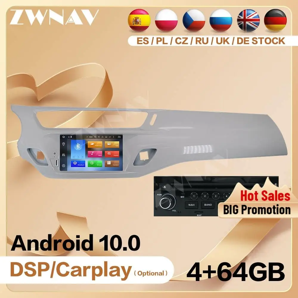 Автомобильный DVD-стерео Мультимедийный Плеер IPS Android 9,0 для Citroen C3 DS3 2010 2013 2014 2016 автомобильное радио аудио GPS Glonass навигация
Автомобильный DVD-стерео Мультимедийный Плеер IPS Android 9,0 для Citroen C3 DS3 2010 2013 2014 2016 автомобильное радио аудио GPS Glonass навигация