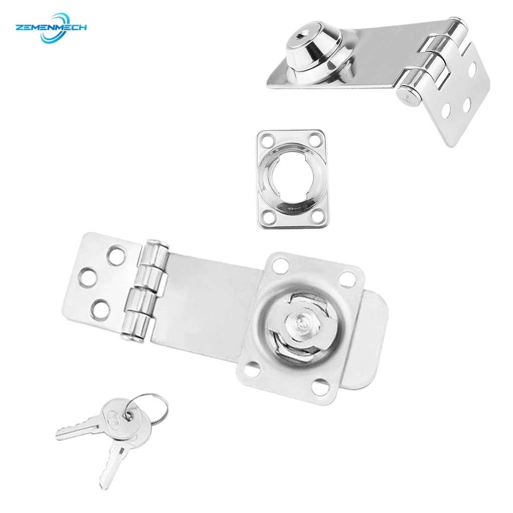 2PCS Stainless Steel Locking Hasp Safety Lock Hatch Cabinet Door Cabin Deck Locker Hatch Latch Yacht Accessories Marine Hardware
2PCS Stainless Steel Locking Hasp Safety Lock Hatch Cabinet Door Cabin Deck Locker Hatch Latch Yacht Accessories Marine Hardware