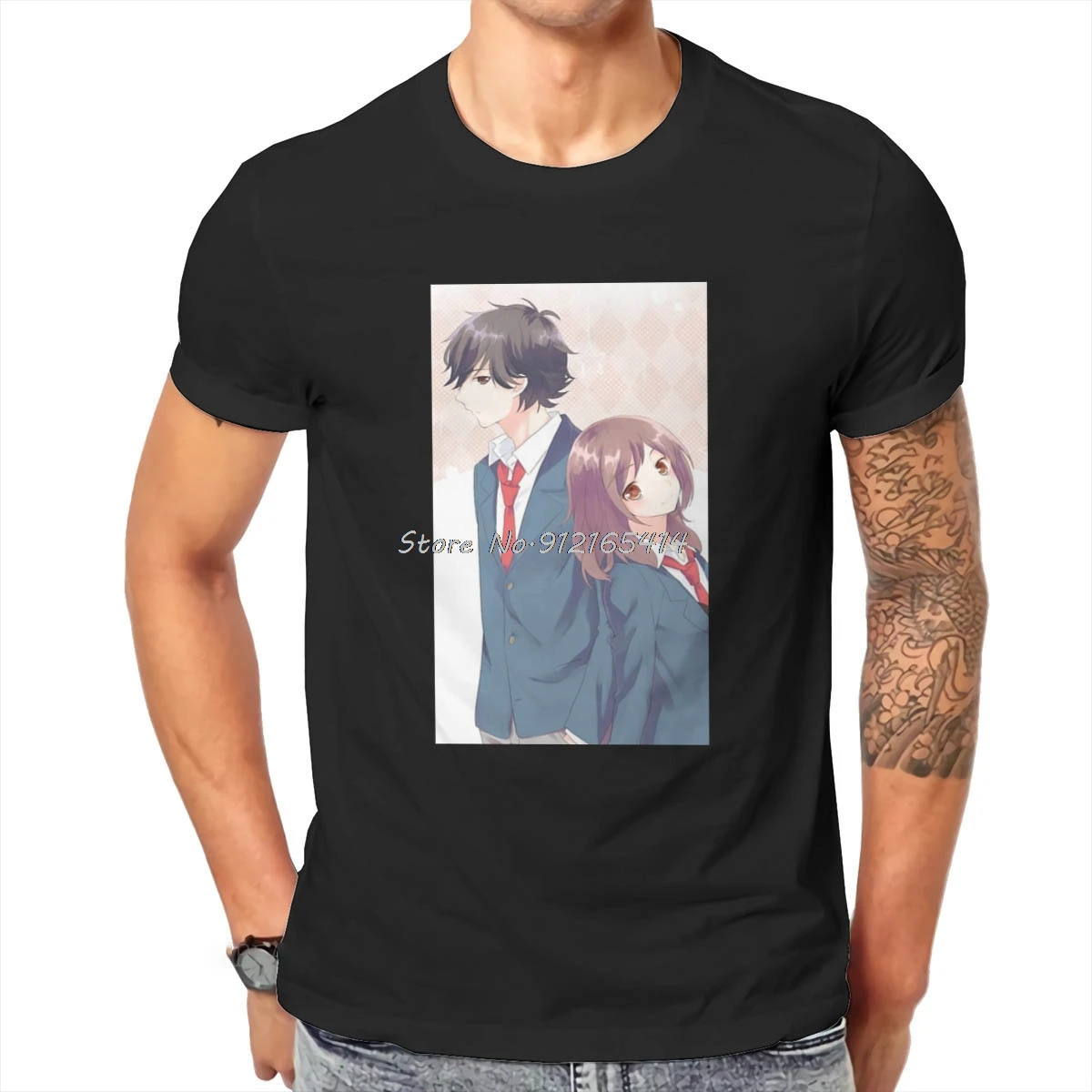 Футболка Ao Haru Ride с японской мангой для пар, романтичная аниме Love, Классическая Высококачественная женская футболка с круглым вырезом в стиле панк, уличная одежда
Футболка Ao Haru Ride с японской мангой для пар, романтичная аниме Love, Классическая Высококачественная женская футболка с круглым вырезом в стиле панк, уличная одежда