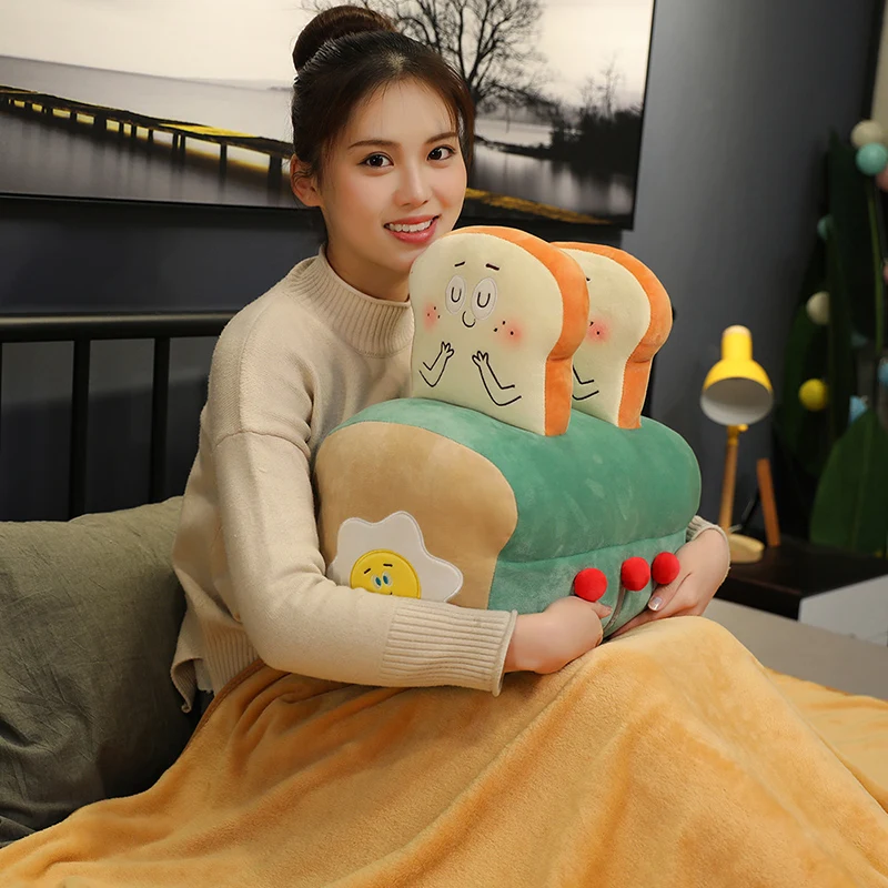 3d pillow Slice bread machine Plush Cushion Gift Soft Stuffed Toys Birthday Funny Simulated Snack For Children Home Decor 
3d pillow Slice bread machine Plush Cushion Gift Soft Stuffed Toys Birthday Funny Simulated Snack For Children Home Decor