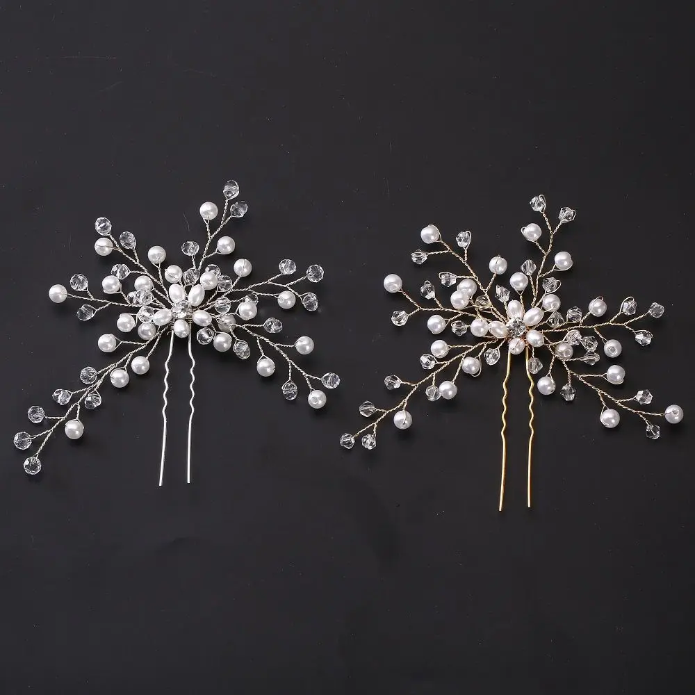 Women Hairpins Hair Clips Headpieces Wedding Hair Jewelry Accessories Crystal Pearls Hair Forks for Bridal Hairstyle dropshiping
Women Hairpins Hair Clips Headpieces Wedding Hair Jewelry Accessories Crystal Pearls Hair Forks for Bridal Hairstyle dropshiping