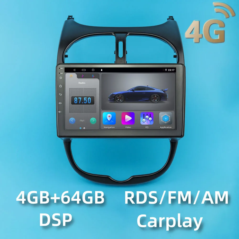 2 Din Android 10 Car Radio for Peugeot 206 2001-2016 9" Screen Multimedia Audio Player GPS Navigation Head Unit Stereo Autoradio
2 Din Android 10 Car Radio for Peugeot 206 2001-2016 9" Screen Multimedia Audio Player GPS Navigation Head Unit Stereo Autoradio