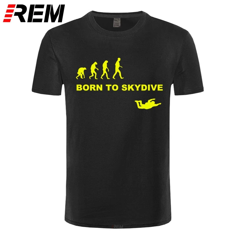 New Arrival Men's O-neck Born To Skydive Parachute Jump T Shirt Vintage Camiseta Crewneck 100% Cotton Plus Size T Shirt
New Arrival Men's O-neck Born To Skydive Parachute Jump T Shirt Vintage Camiseta Crewneck 100% Cotton Plus Size T Shirt