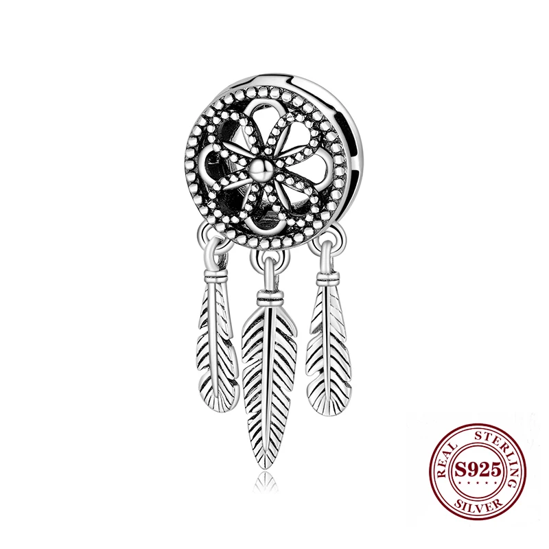 DoDoFly Real 925 Sterling Silver Dreamcatcher Beads Clips Fit Original Reflexions Bracelet Jewelry DIY Making
DoDoFly Real 925 Sterling Silver Dreamcatcher Beads Clips Fit Original Reflexions Bracelet Jewelry DIY Making