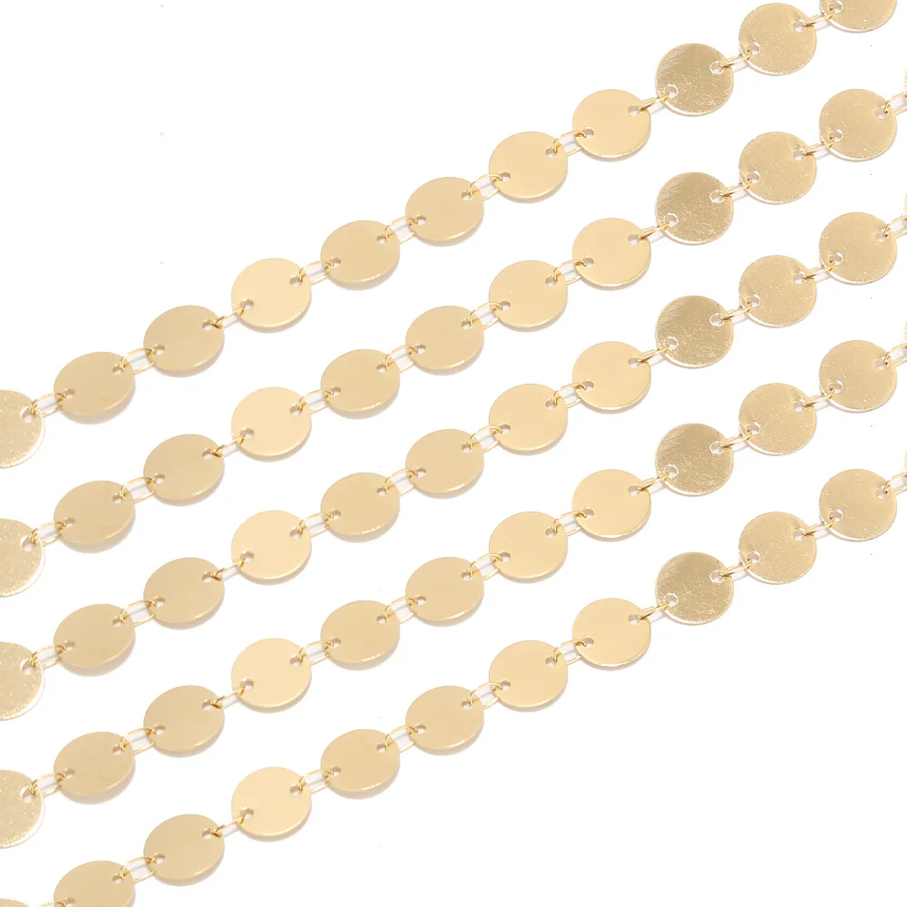 1M/2M/5M/10M 8mm width Round Soldered Handmade Chains Stainless Steel Gold Star Link Chain Findings for Women Necklace Bracelet
1M/2M/5M/10M 8mm width Round Soldered Handmade Chains Stainless Steel Gold Star Link Chain Findings for Women Necklace Bracelet