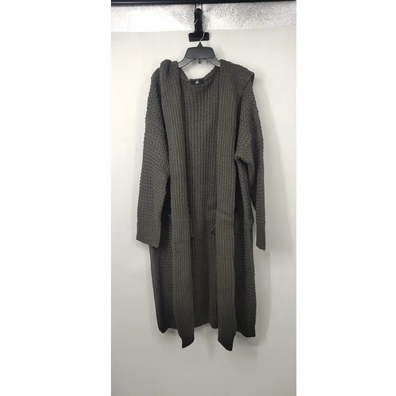 Women Sweater Hooded Long Knitted Sweater Fashion Knitted Tops Fashion Patchwork Autumn Winter Knitting Sweaters Coats 2021 New
Women Sweater Hooded Long Knitted Sweater Fashion Knitted Tops Fashion Patchwork Autumn Winter Knitting Sweaters Coats 2021 New