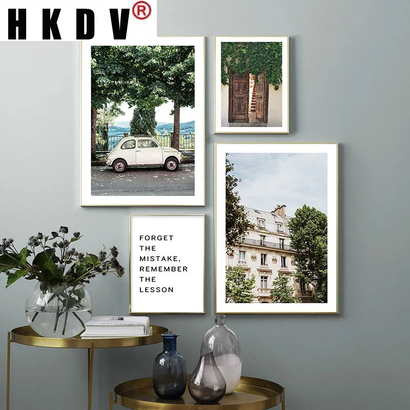 HKDV Classical Old House Car Green Tree Nordic Landscape Canvas Painting Wall Art Print Poster Picture Modern Living Room Deco
HKDV Classical Old House Car Green Tree Nordic Landscape Canvas Painting Wall Art Print Poster Picture Modern Living Room Deco