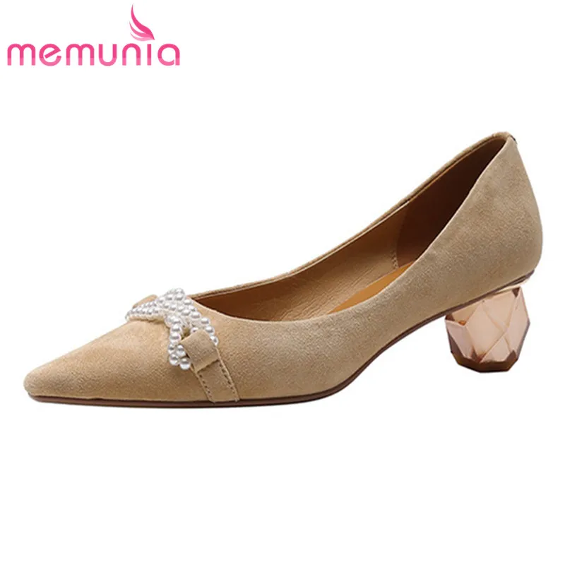 MEMUNIA 2021 Spring Newest Pumps Women Single Shoes Pearl Shallow Strange High Heel Fashion Party Wedding Shoes Ladies
MEMUNIA 2021 Spring Newest Pumps Women Single Shoes Pearl Shallow Strange High Heel Fashion Party Wedding Shoes Ladies