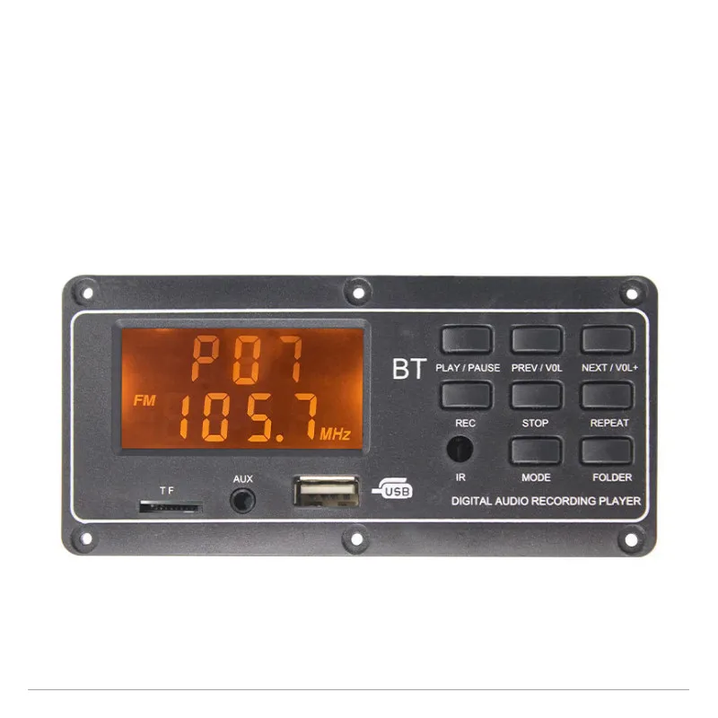 SOTAMIA Bluetooth MP3 декодер плата ЖК-дисплей Layer3 WMA WAV APE FLAC USB аудио декодирование Поддержка Радио FM TF AUX запись 10 шт.
SOTAMIA Bluetooth MP3 декодер плата ЖК-дисплей Layer3 WMA WAV APE FLAC USB аудио декодирование Поддержка Радио FM TF AUX запись 10 шт.