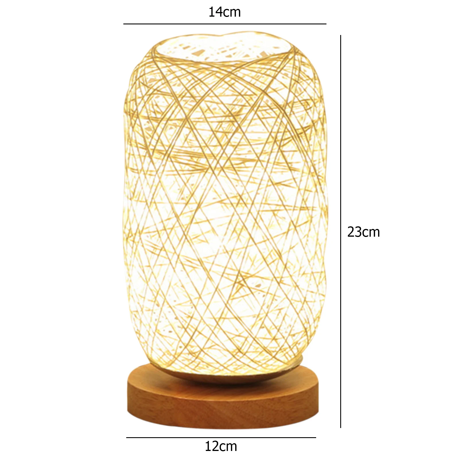 Bedside LED Table Lamp, USB Powered Rustic Rattan Lampshade Wood Base Light Home Kids Bedroom Decor Lighting Lamp 
Bedside LED Table Lamp, USB Powered Rustic Rattan Lampshade Wood Base Light Home Kids Bedroom Decor Lighting Lamp