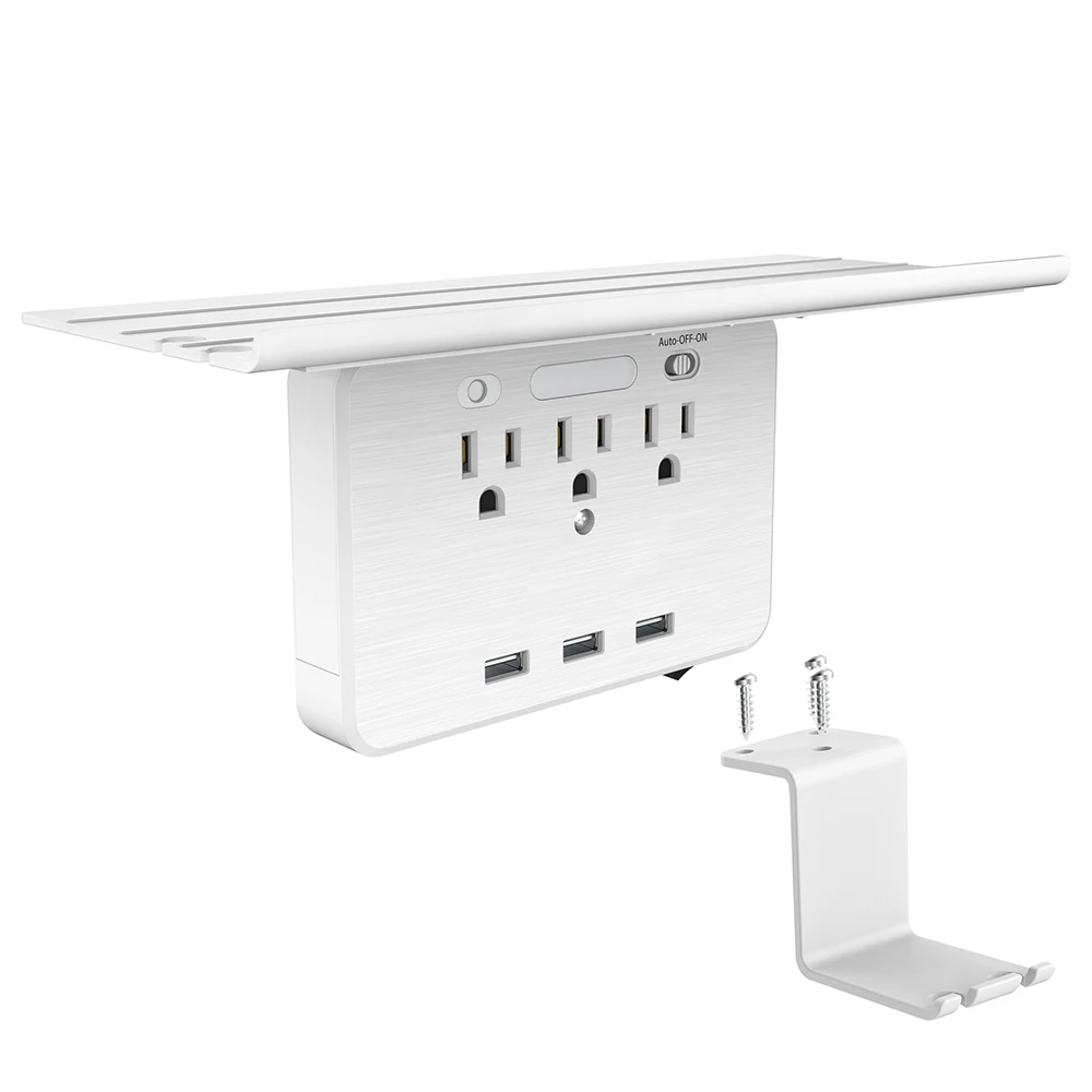 Розетка с переключателем 3 удлинителя электрической розетки порта usb для зарядки