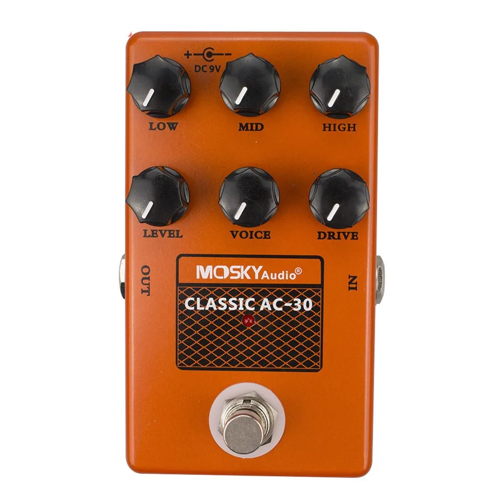 MOSKY Guitar Effector CLASSIC AC-30 Speaker Simulation Drive Vocal Level Guitar Effector Pedal True Bypass Guitar Accessories
MOSKY Guitar Effector CLASSIC AC-30 Speaker Simulation Drive Vocal Level Guitar Effector Pedal True Bypass Guitar Accessories