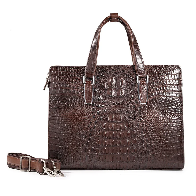 Really Crocodile Man Briefcase Leisure Time Business Affairs Genuine Handbag A Leather messenger Bag designer luxury brand men
Really Crocodile Man Briefcase Leisure Time Business Affairs Genuine Handbag A Leather messenger Bag designer luxury brand men