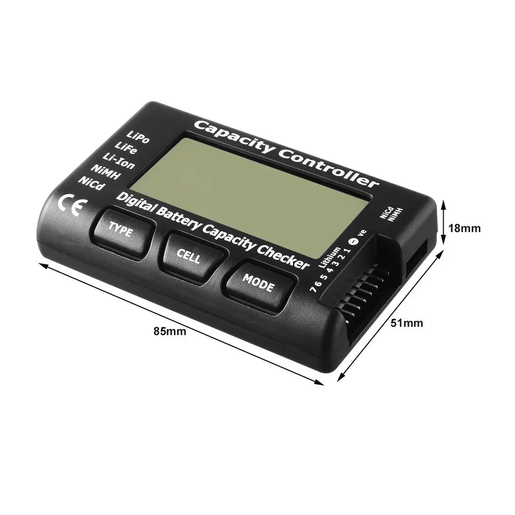 Worldwide 1pc Digital battery capacity checker tester Cellmeter-7 for LiPo LiFe Li-ion NiMH Nicd
Worldwide 1pc Digital battery capacity checker tester Cellmeter-7 for LiPo LiFe Li-ion NiMH Nicd