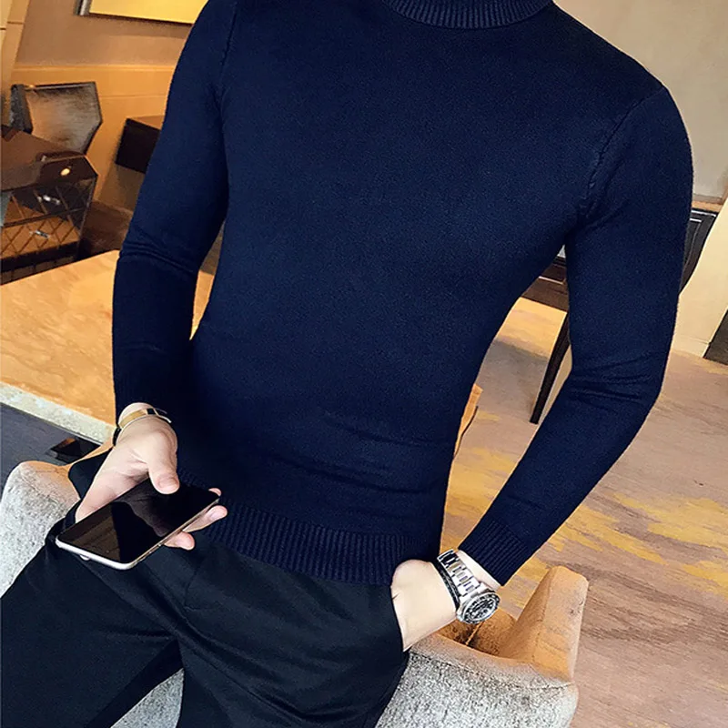 2019 Men's Turtleneck Sweater Men Pullover NEW Sweaters Slim Fit Solid Color Regular Male Sweater White Black
2019 Men's Turtleneck Sweater Men Pullover NEW Sweaters Slim Fit Solid Color Regular Male Sweater White Black