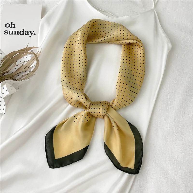 Luxury Silk Headband Hair Scarf Women Hijab Neckercheif Shawl Wrap Female Bandana Muffler Foulard Scarves 2021 Design 70*70cm
Luxury Silk Headband Hair Scarf Women Hijab Neckercheif Shawl Wrap Female Bandana Muffler Foulard Scarves 2021 Design 70*70cm